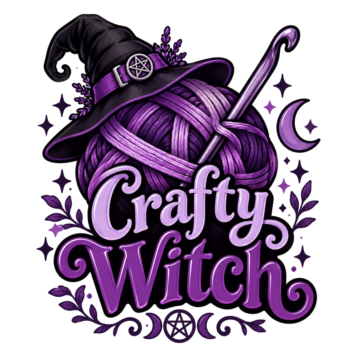 Crafty Witch Sticker