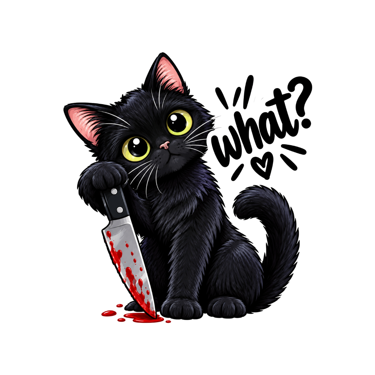 Innocent Black Cat, What?