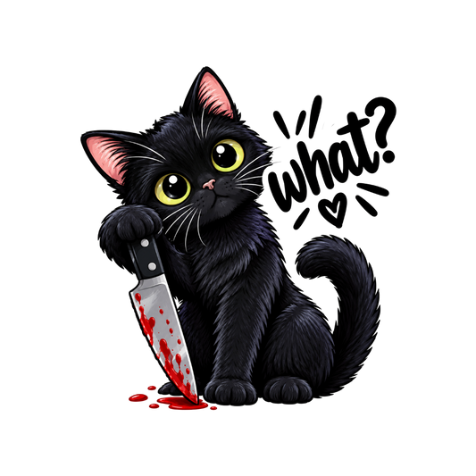 Innocent Black Cat, What?