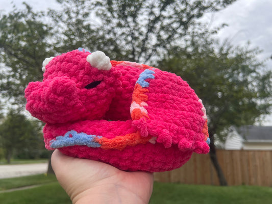 Sleeping Dragon - Pink Multi