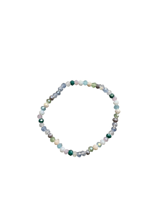 Sparkly Beaded Stretch Bracelet - Easter