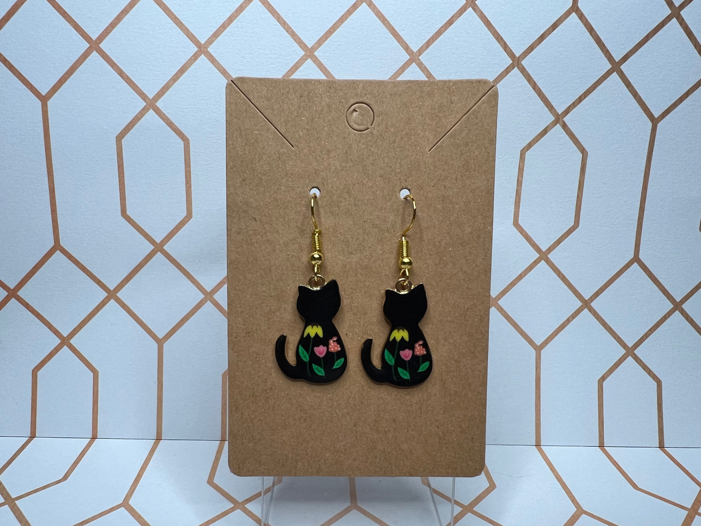 Cat Silhouette Earrings