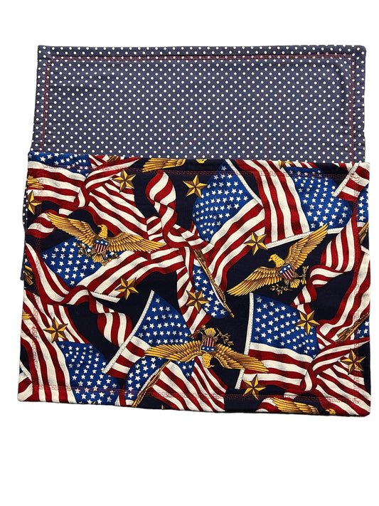 Set of 2 Reversible Placemats - USA Patriotic