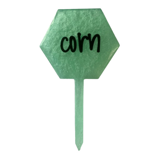 Resin Plant Label - Corn