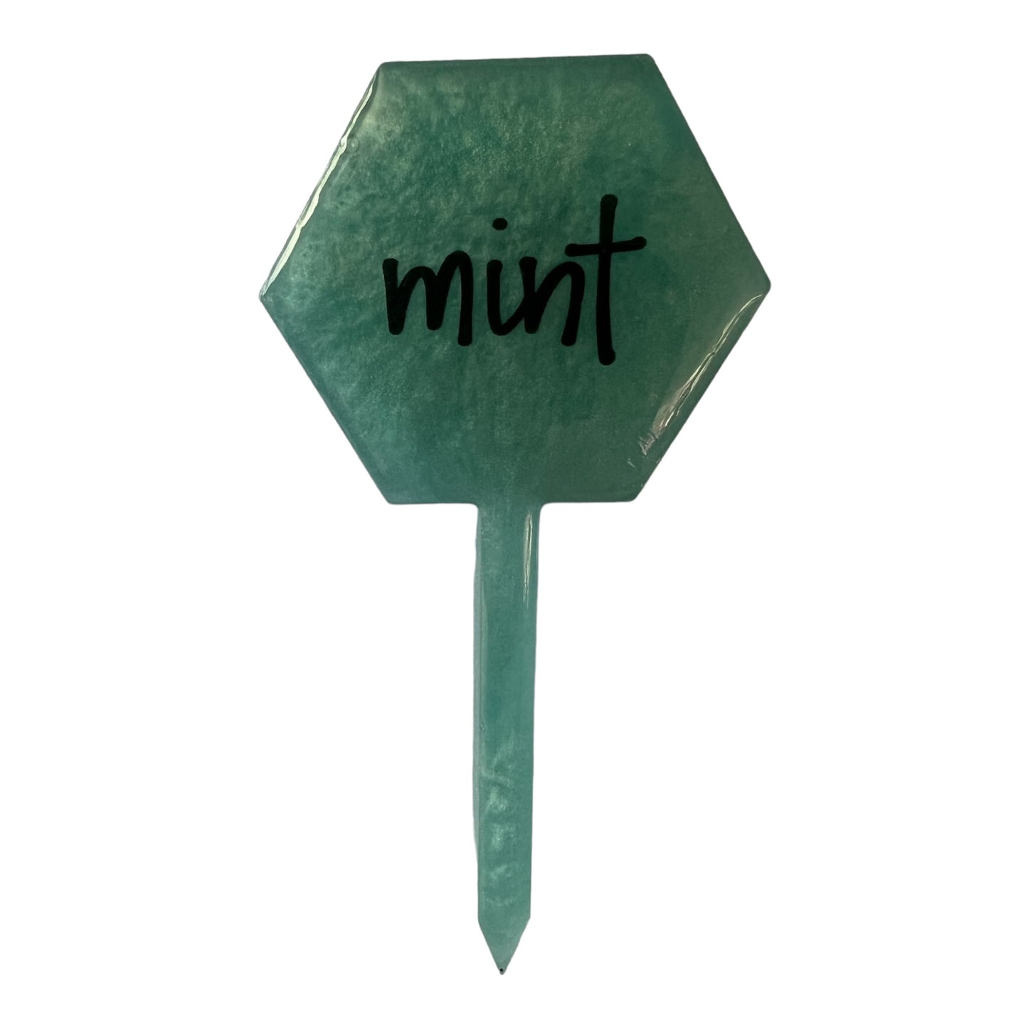 Resin Plant Label - Mint