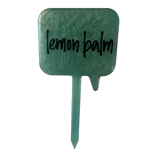 Resin Plant Label - Lemon Balm