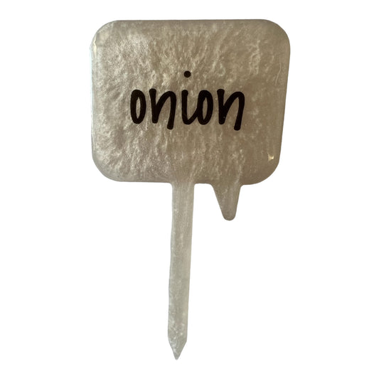 Resin Plant Label - Onion