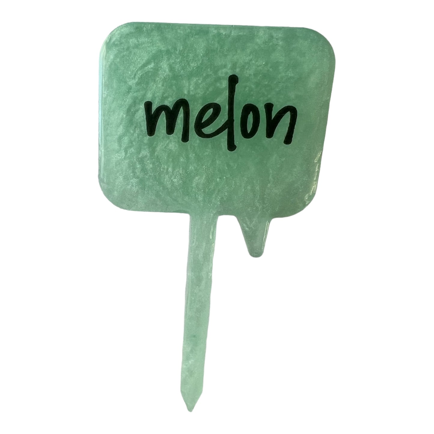 Resin Plant Label - Melon