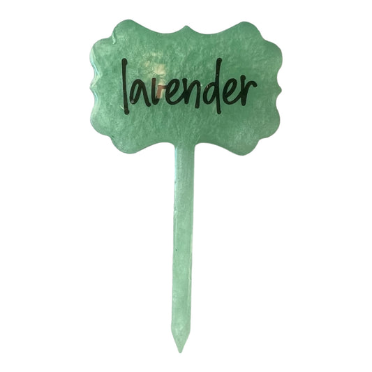 Resin Plant Label - Lavender