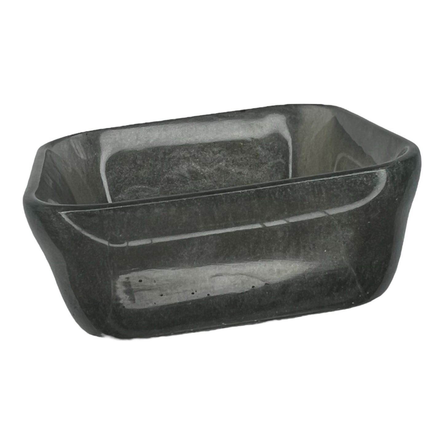 Square Trinket Tray - Gray Shimmer