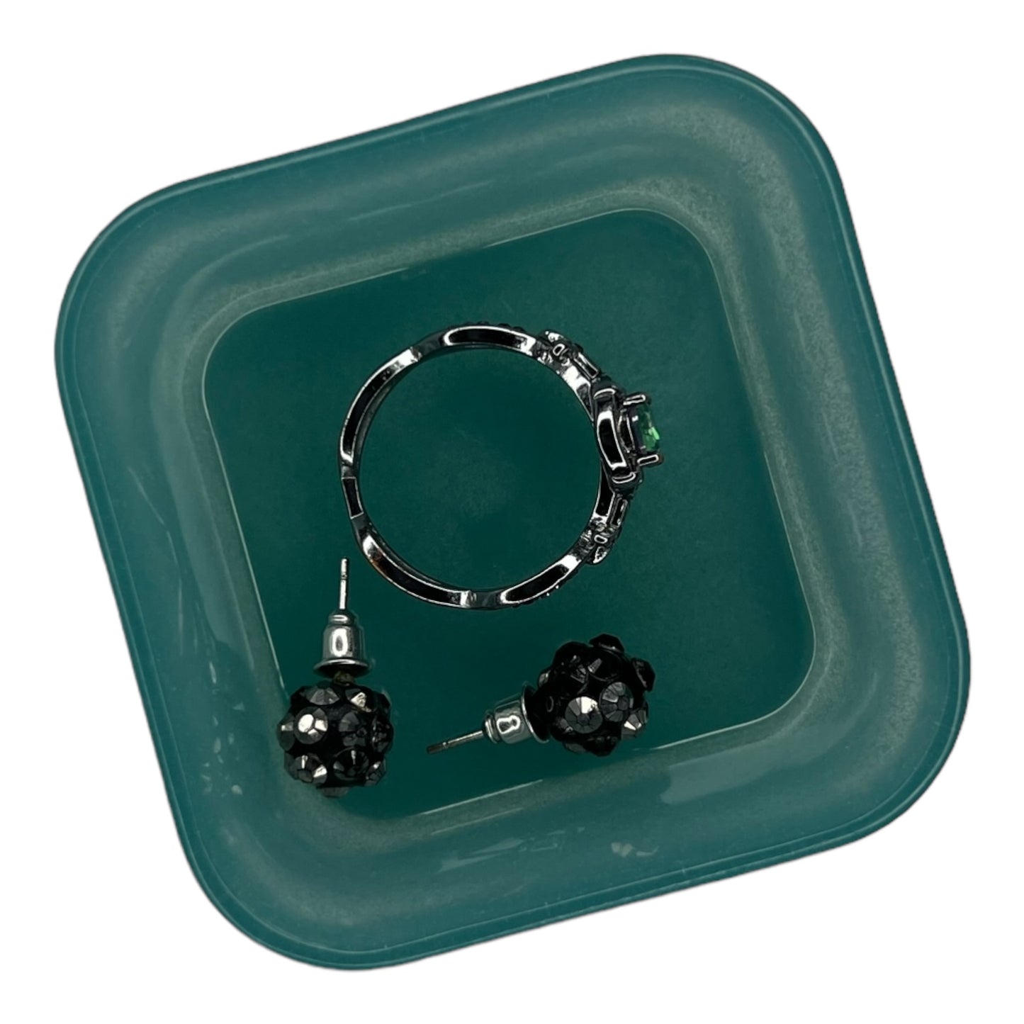 Square Trinket Tray - Teal