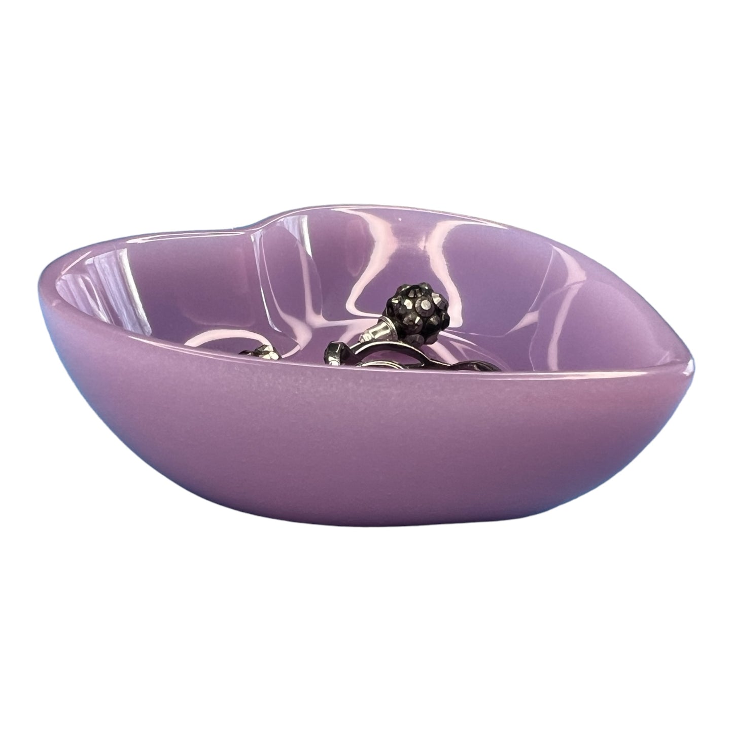 Heart Trinket Tray - Light Purple