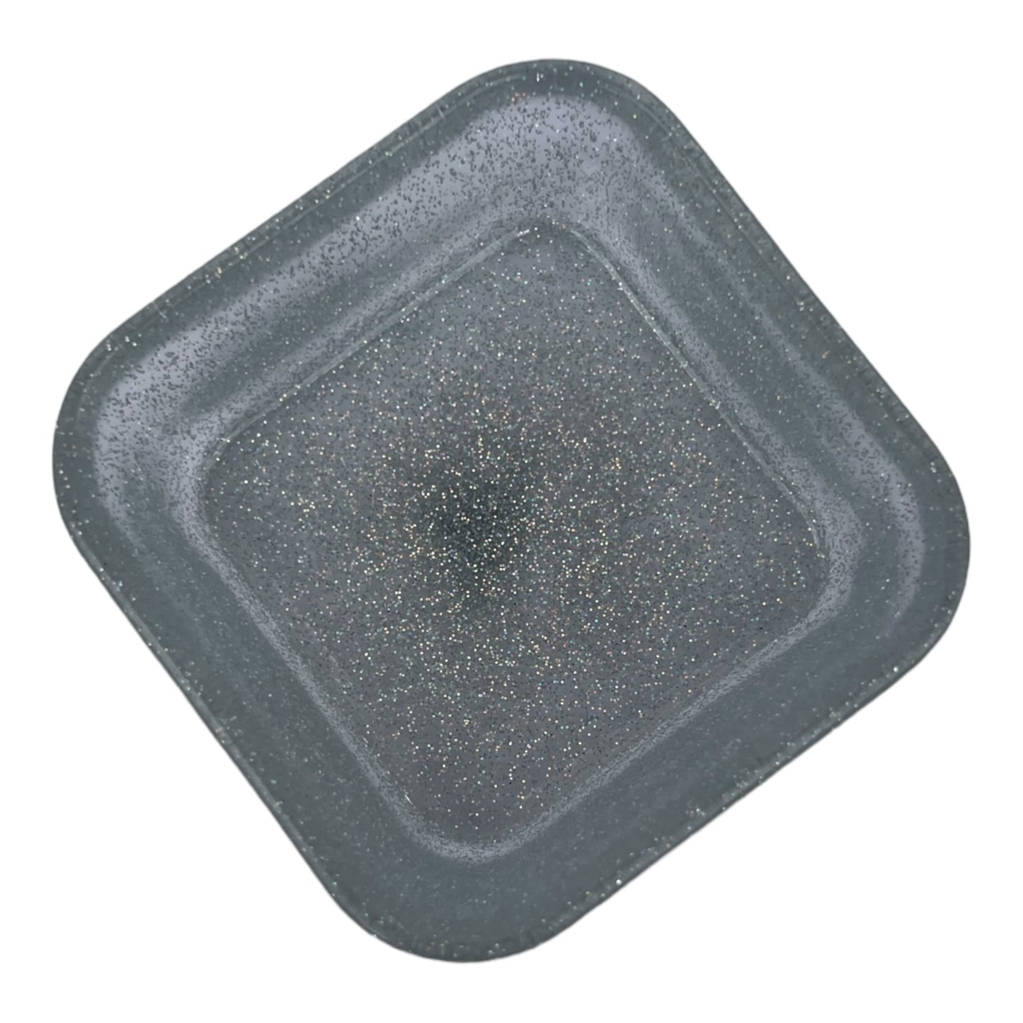 Square Trinket Tray - Holographic Sparkle