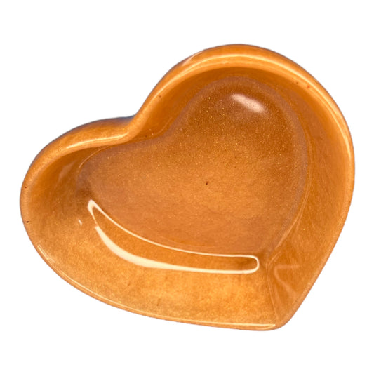 Heart Trinket Tray - Orange