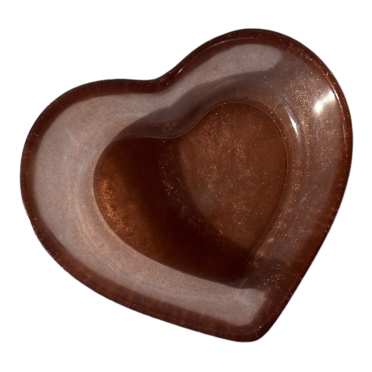 Heart Trinket Tray - Maroon