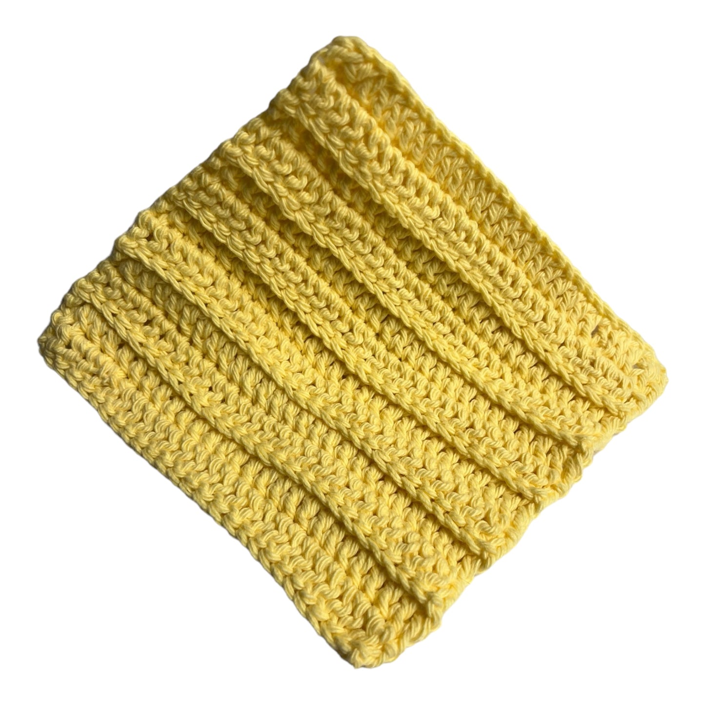 Cotton Dish Cloth - Pale Yellow